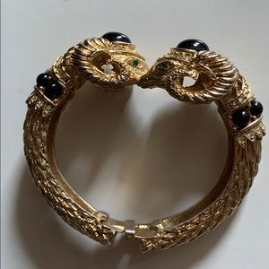 Signed Craft Ram’s Head Bracelet
